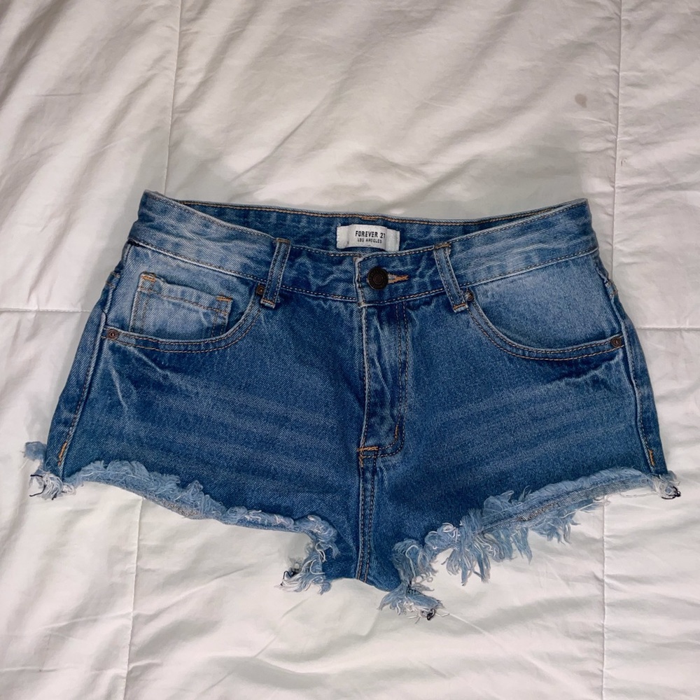 Forever 21 Denim Booty Shorts Size 26